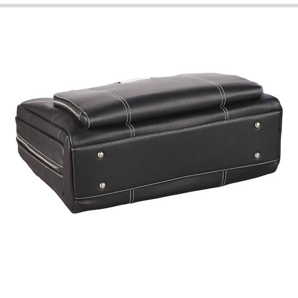 Taupe Laptop Bag with Sophisticated Design - Picture 16 of 16